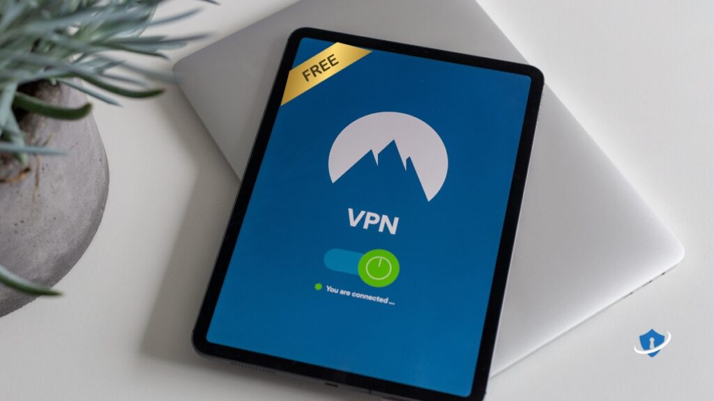 Tablet with a free VPN.