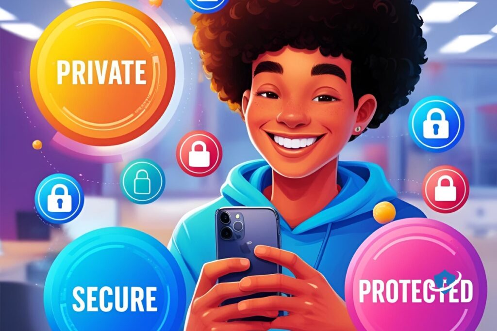 Secure smartphone user